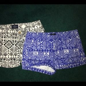 American Eagle shorts Size 2 $20 for both